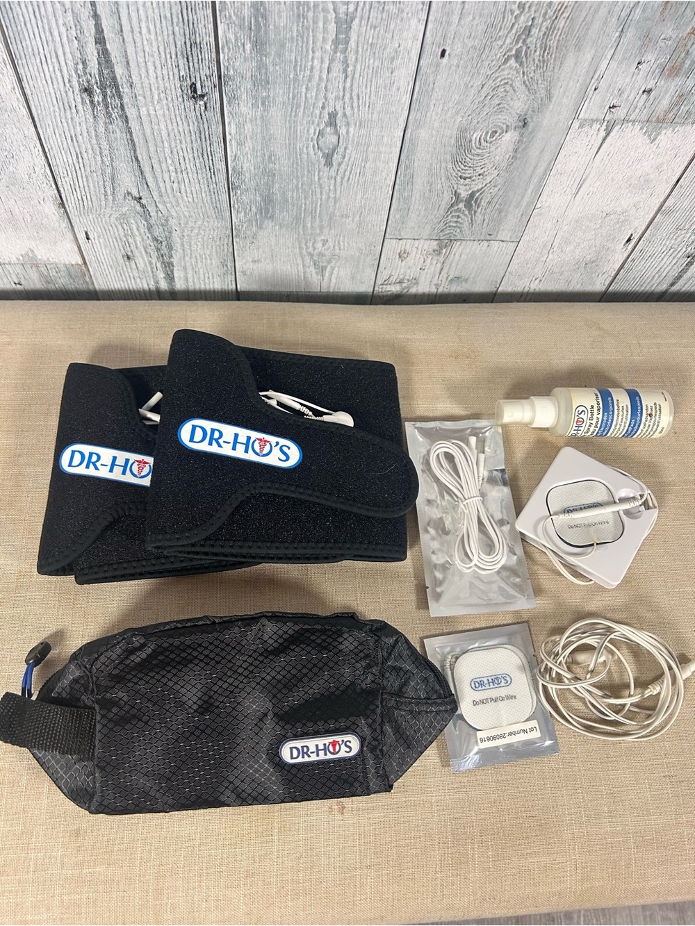 Dr-Ho's Circulation Sleeves,
Accessories Lot Electrode Pads Wires Travel Case